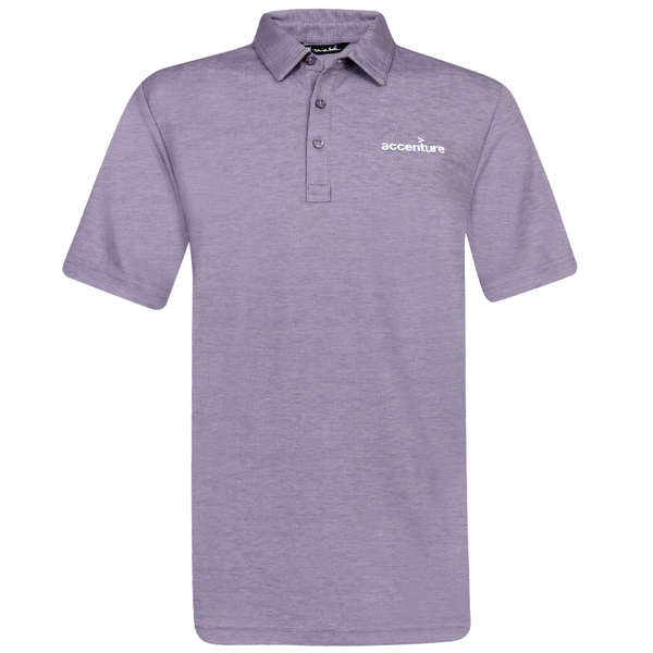 TravisMathew Mens Oceanside Heather Polo